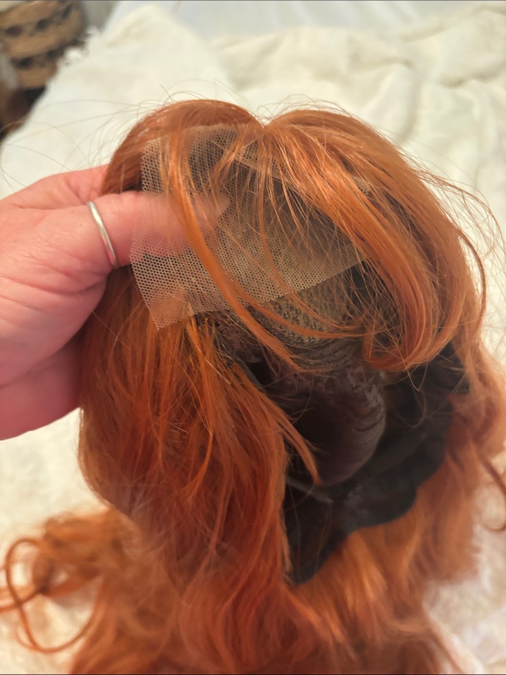 Red Copper Long Wavy Women’s Hairpiece - Unbranded - Picture 2 of 5